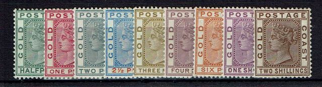 Image of Gold Coast/Ghana SG 11/19a LMM British Commonwealth Stamp